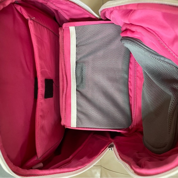 Six Pack Prodigy Fitness Gray and Pink Bag, Backpack, Meal Storage - Picture 14 of 16